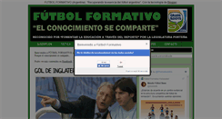 Desktop Screenshot of futbolformativo.com.ar