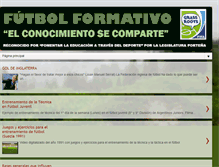 Tablet Screenshot of futbolformativo.com.ar